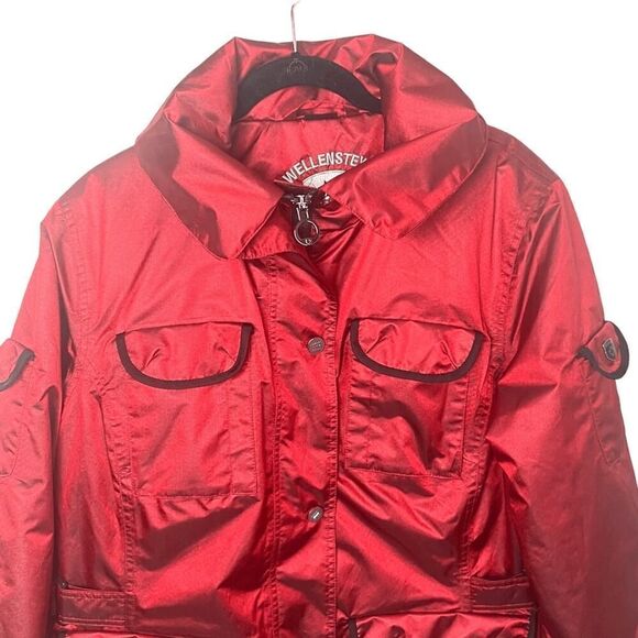 Wellensteyn Women's Revolution Winter Jacket Red Shimmer Parka Sz XL - Picture 3 of 14